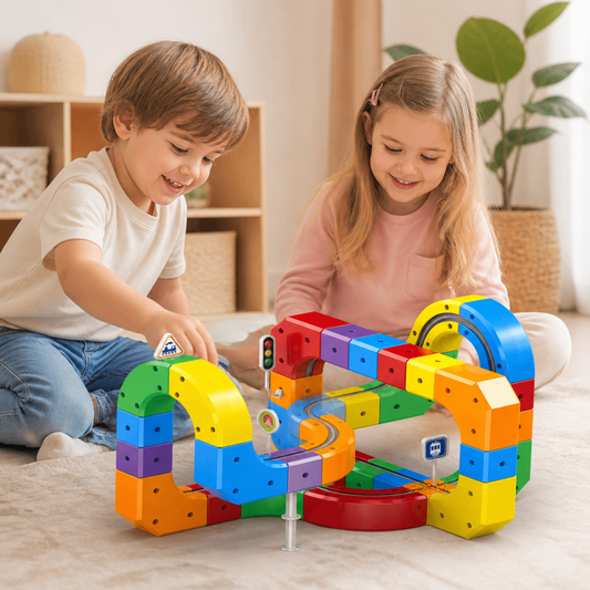 Jouet Pour Enfants Circuit Ferroviaire Magique En Cubes