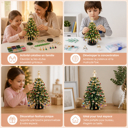 Kit DIY Pour Créer Un Sapin De Noël En Perles De Cristal
