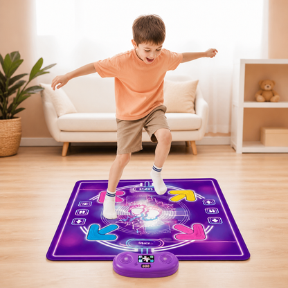 Tapis de danse musical interactif avec lumières LED pour enfants