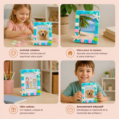 Kit DIY de Cadre Photo en Blocs de Construction