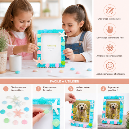 Kit DIY de Cadre Photo en Blocs de Construction
