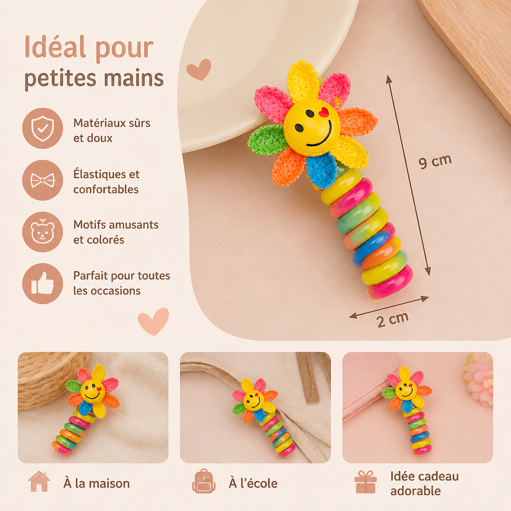 Ensemble De Chouchous Spirales Mignons Pour Enfants