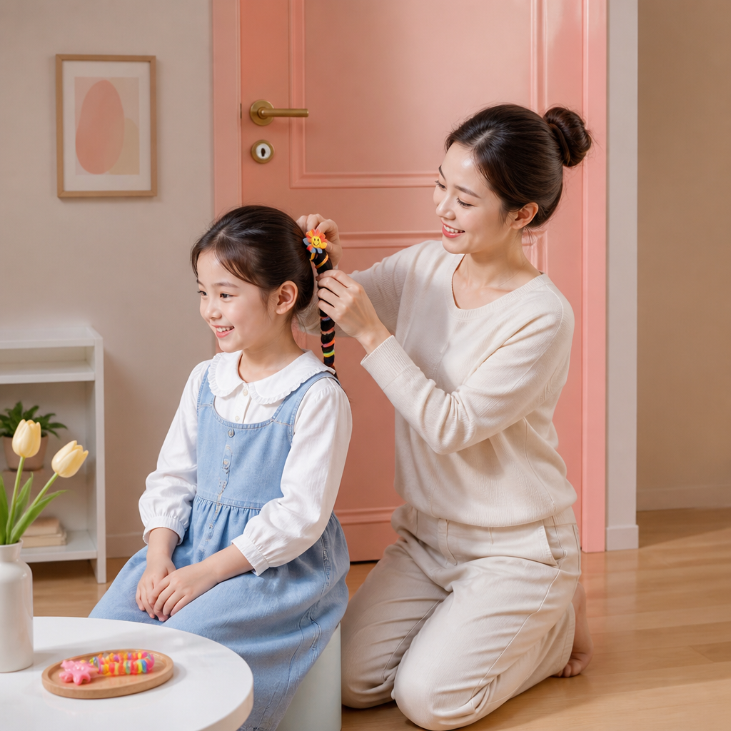 Ensemble De Chouchous Spirales Mignons Pour Enfants