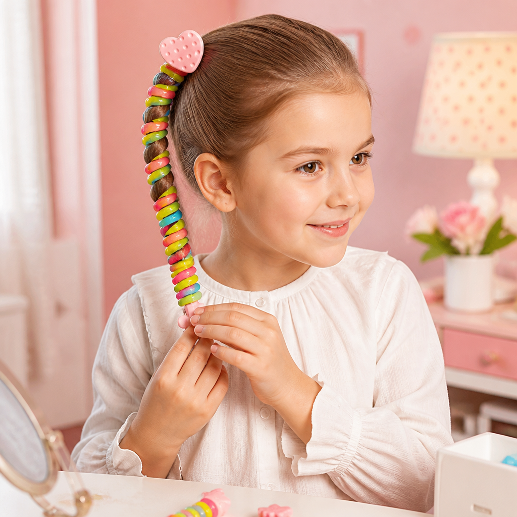 Ensemble De Chouchous Spirales Mignons Pour Enfants