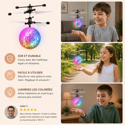 Boule Volante LED À Contrôle Manuel Pour Enfants