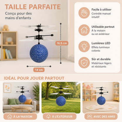 Boule Volante LED À Contrôle Manuel Pour Enfants