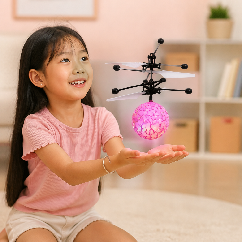 Boule Volante LED À Contrôle Manuel Pour Enfants
