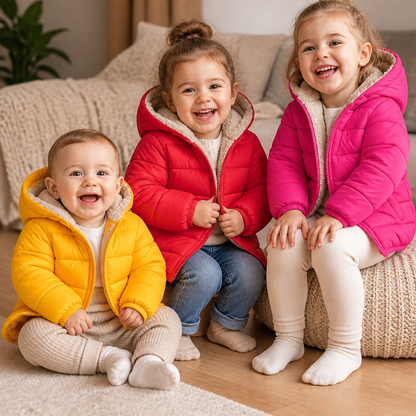 Doudoune Pour Bébés Et Tout-Petits Avec Doublure Polaire