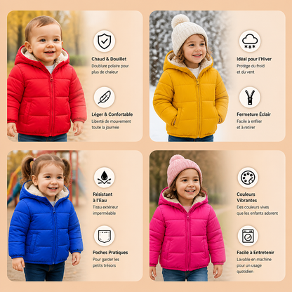 Doudoune Pour Bébés Et Tout-Petits Avec Doublure Polaire