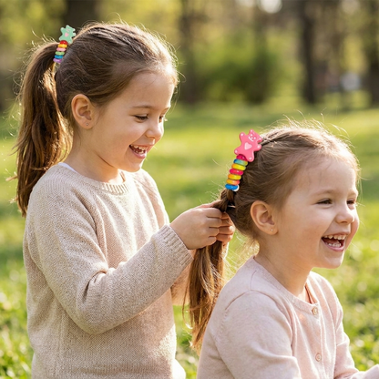 Ensemble De Chouchous Spirales Mignons Pour Enfants