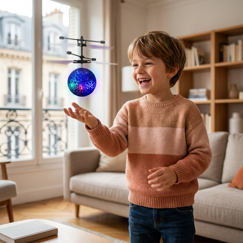 Boule Volante LED À Contrôle Manuel Pour Enfants