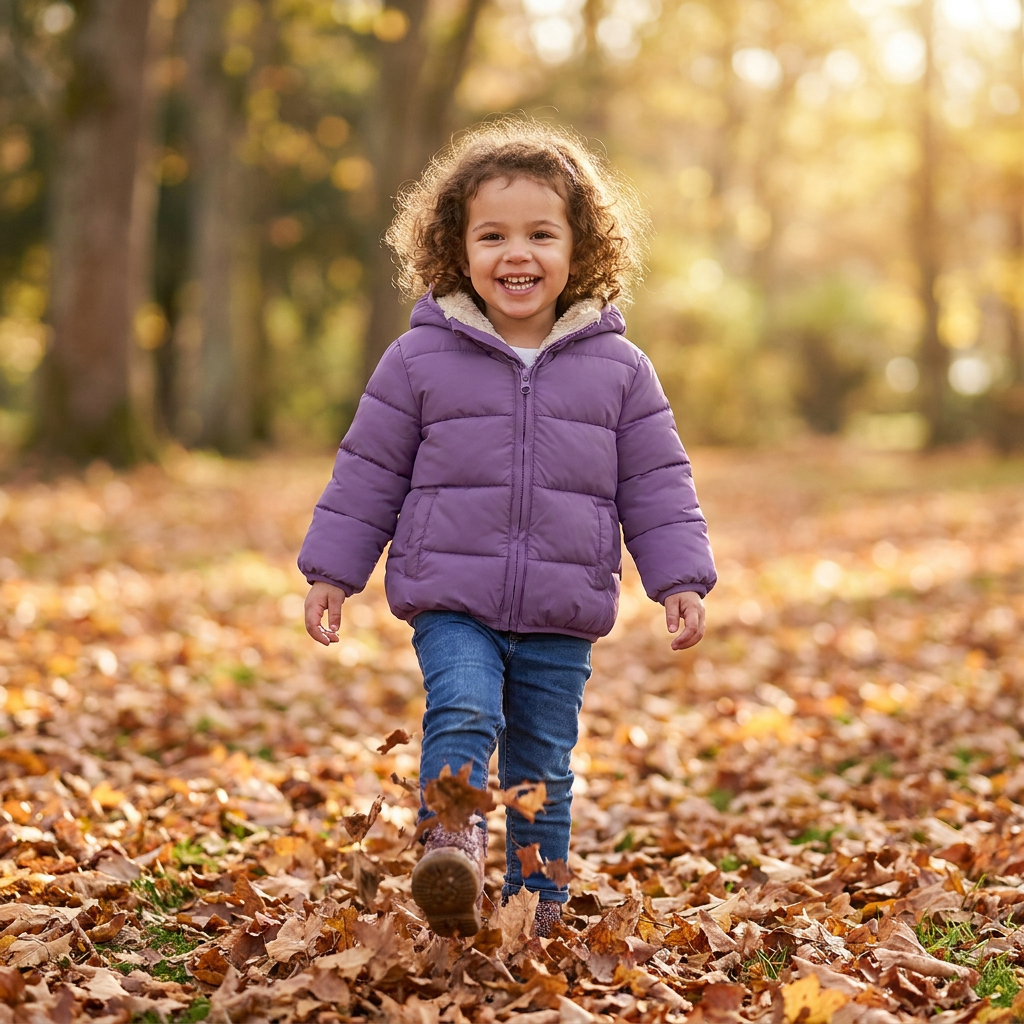Doudoune Pour Bébés Et Tout-Petits Avec Doublure Polaire