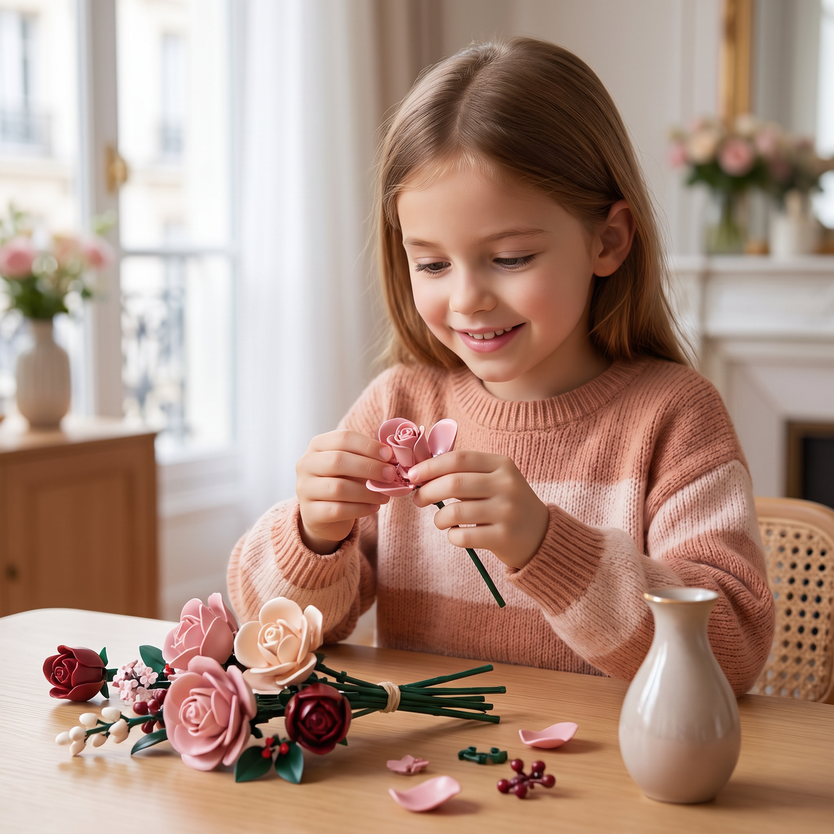 Set de construction bouquet de fleurs