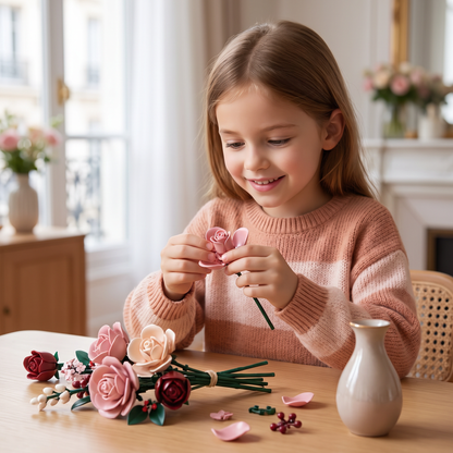 Set de construction bouquet de fleurs