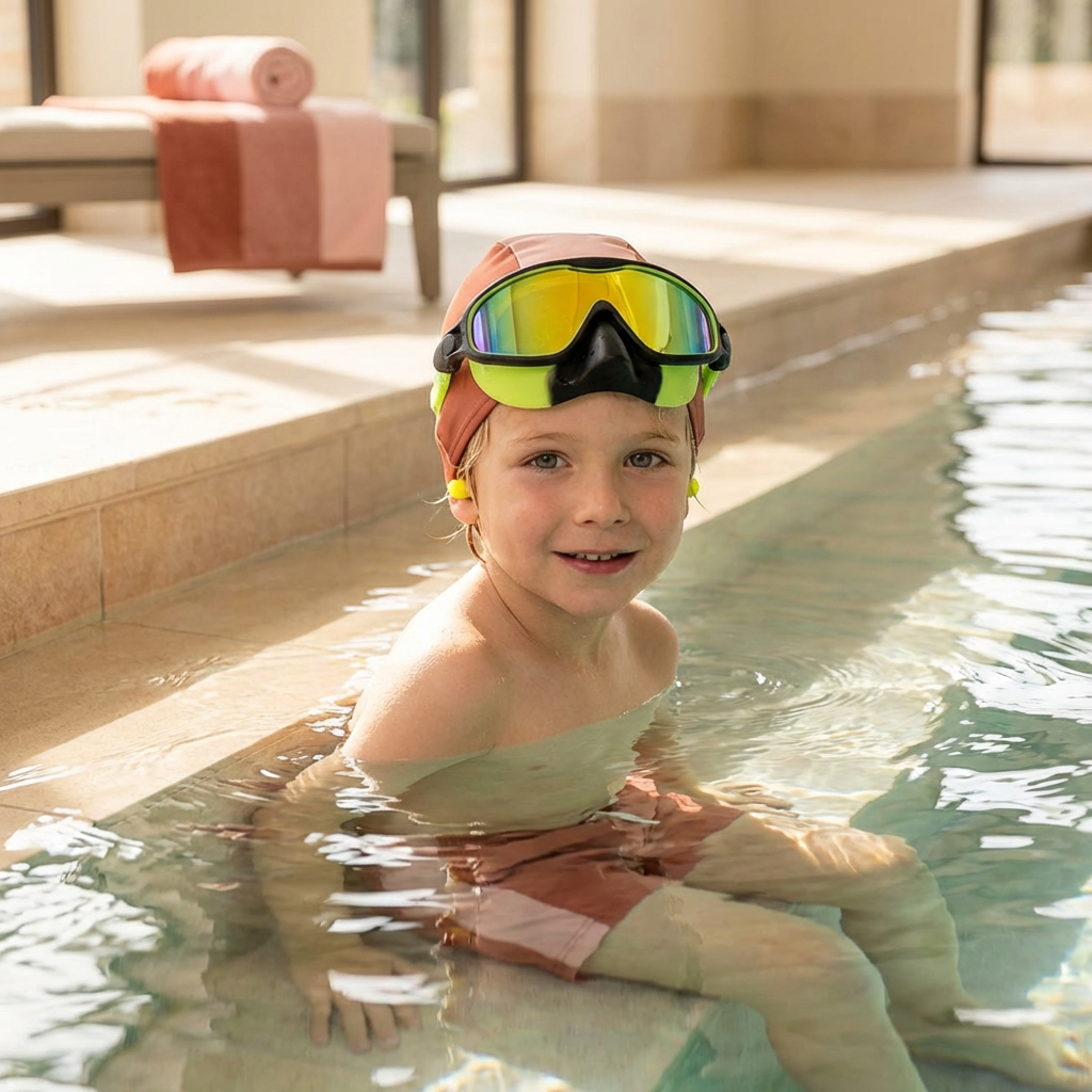 Lunettes de Natation Pratiques pour Enfants – Anti-Buée, Ajustement Sécurisé et Confort Optimal