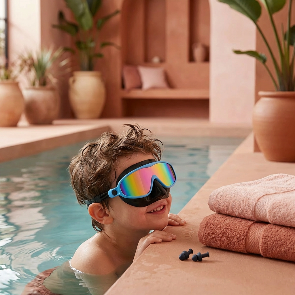 Lunettes de Natation Pratiques pour Enfants – Anti-Buée, Ajustement Sécurisé et Confort Optimal