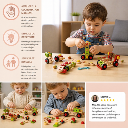 Amusement DIY – Coffret à Outils de Jeu