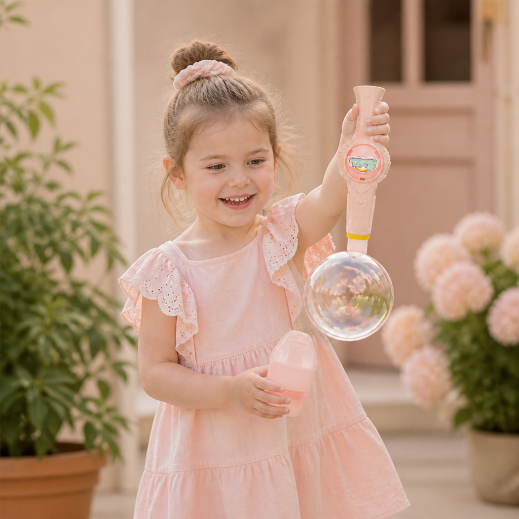 Jouet Interactif de Raquettes et Balles à Bulles pour Enfants