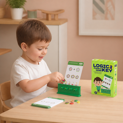 Jeu de casse-tête logique avec clés pour enfants