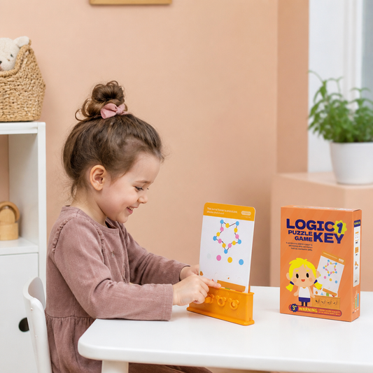 Jeu de casse-tête logique avec clés pour enfants