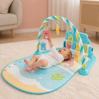 Piano Musical pour Bébé pour la Coordination des Membres et la Stimulation Visuelle et Auditive