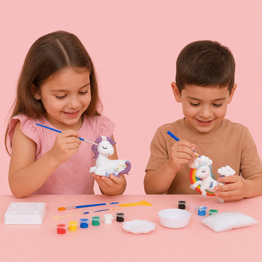 Kit de peinture DIY en plâtre d’animaux – Moule, peinture et création pour enfants