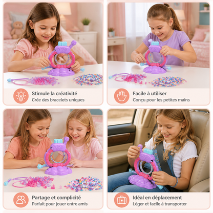 Kit de Machine à Fabriquer des Bracelets DIY pour Filles