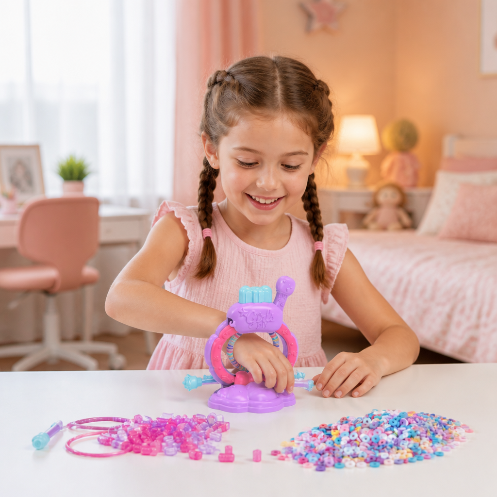 Kit de Machine à Fabriquer des Bracelets DIY pour Filles