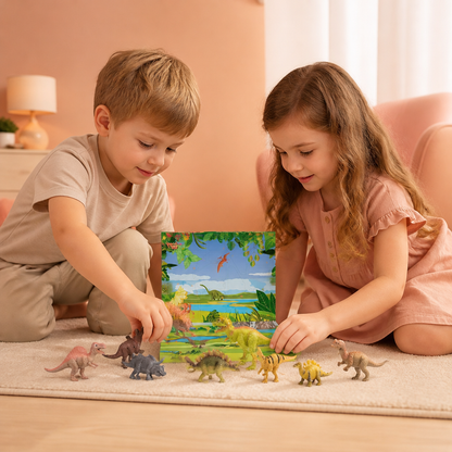 Calendrier de l’Avent de 24 jours avec des dinosaures jouets et des figurines surprises