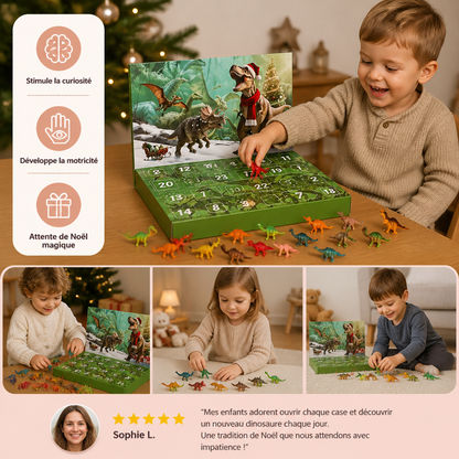 Calendrier de l’Avent Dinosaure de 24 Jours