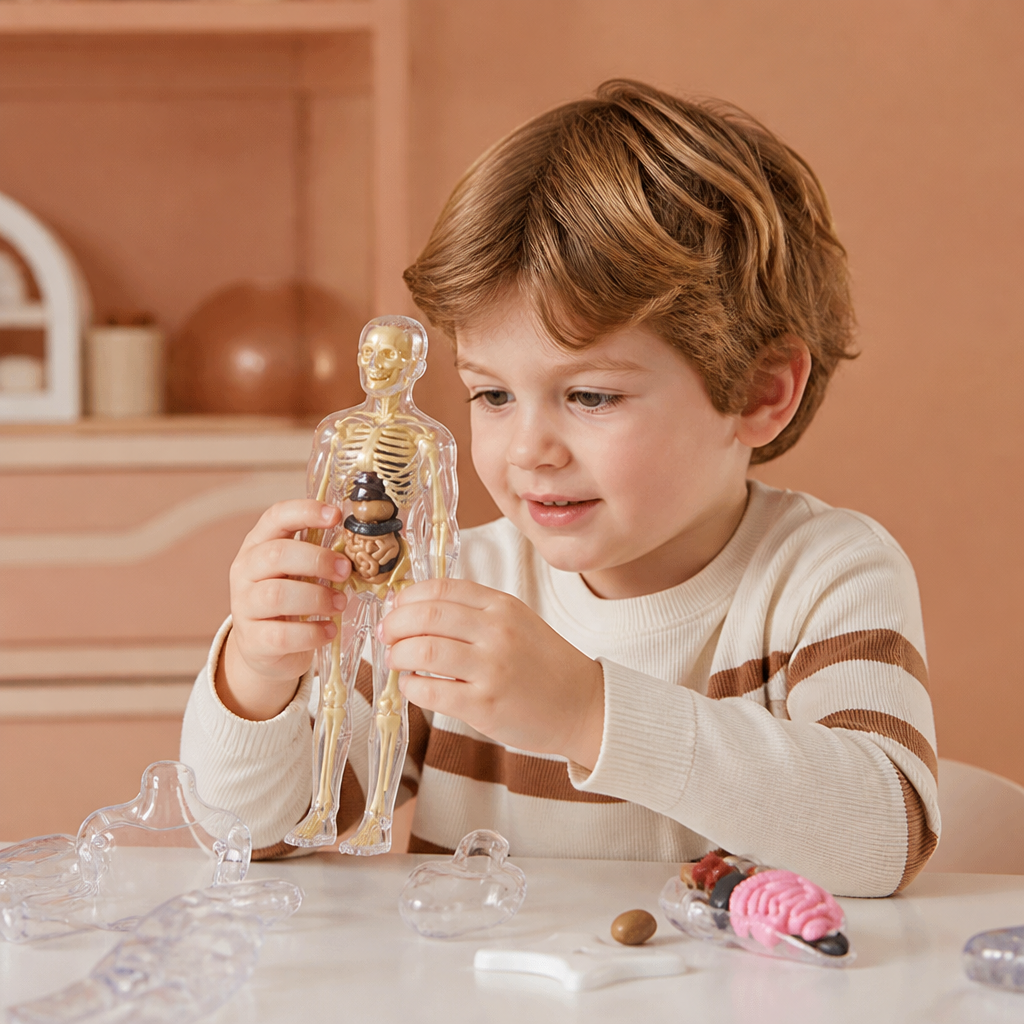 Kit STEM d’apprentissage de l’anatomie humaine avec modèle d’organes à assembler soi-même