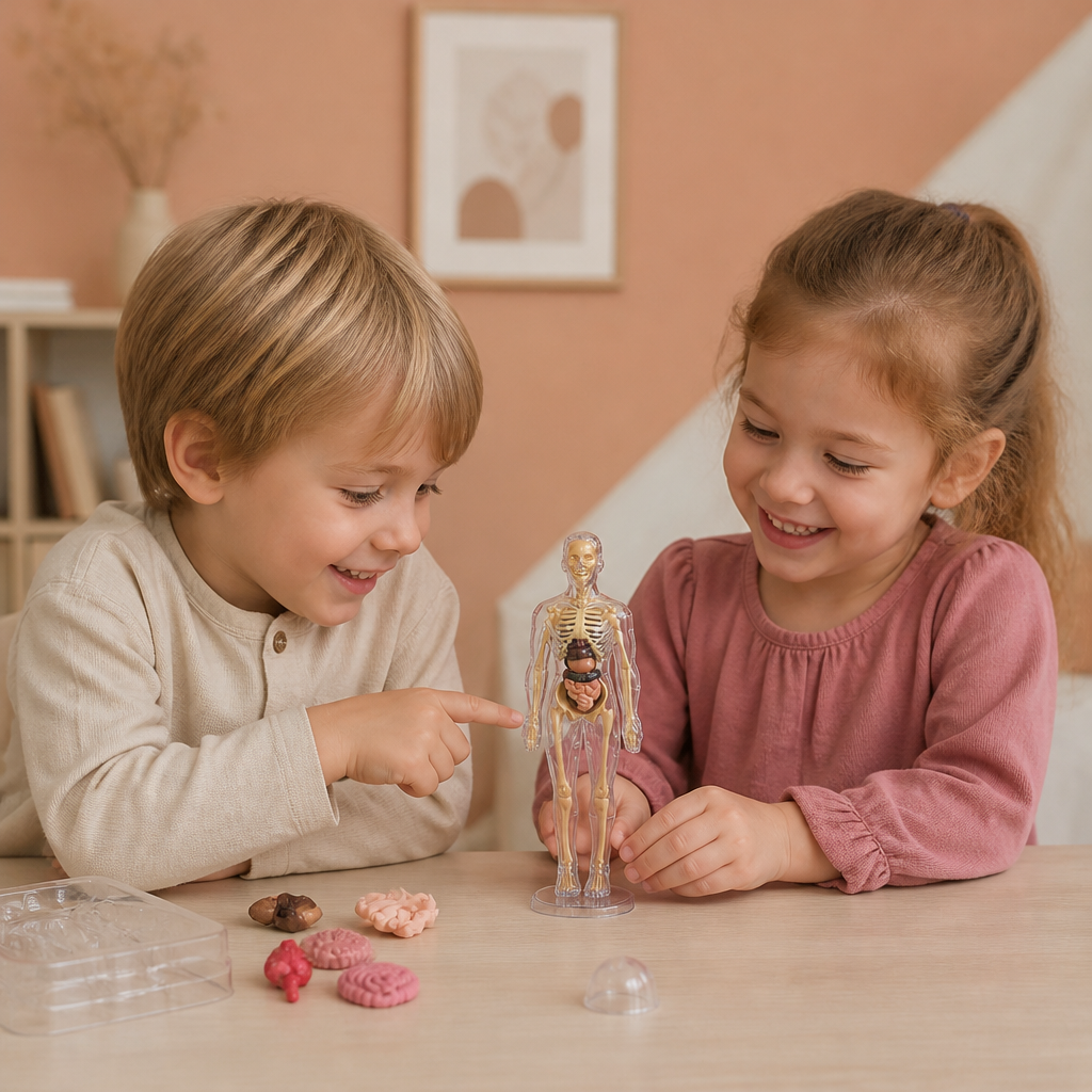Kit STEM d’apprentissage de l’anatomie humaine avec modèle d’organes à assembler soi-même