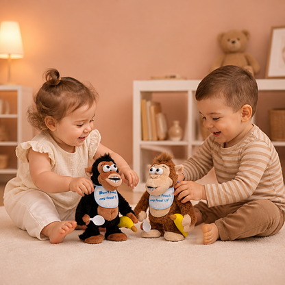 Peluche Singe Dansant avec Banane