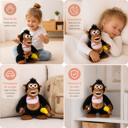 Peluche Singe Dansant avec Banane