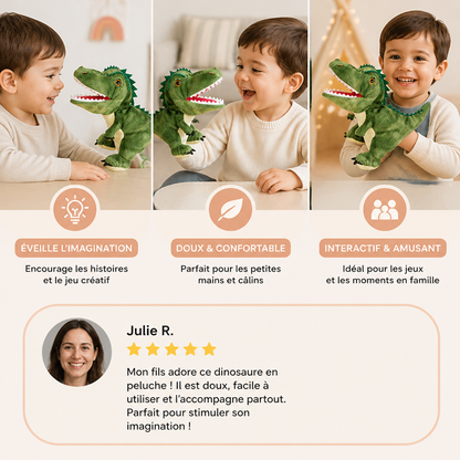 Marionnette Dinosaure en Peluche Amusante