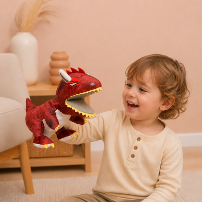 Marionnette Dinosaure en Peluche Amusante