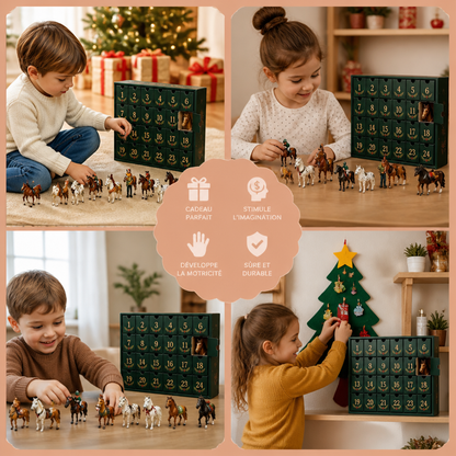 Calendrier de l’Avent pour les Amoureux des Chevaux – 24 Jours de Surprises de Noël