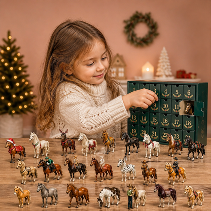 Calendrier de l’Avent pour les Amoureux des Chevaux – 24 Jours de Surprises de Noël