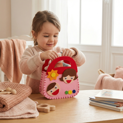 Kit de Pochettes en Feutrine Sûres à Coudre Soi-Même