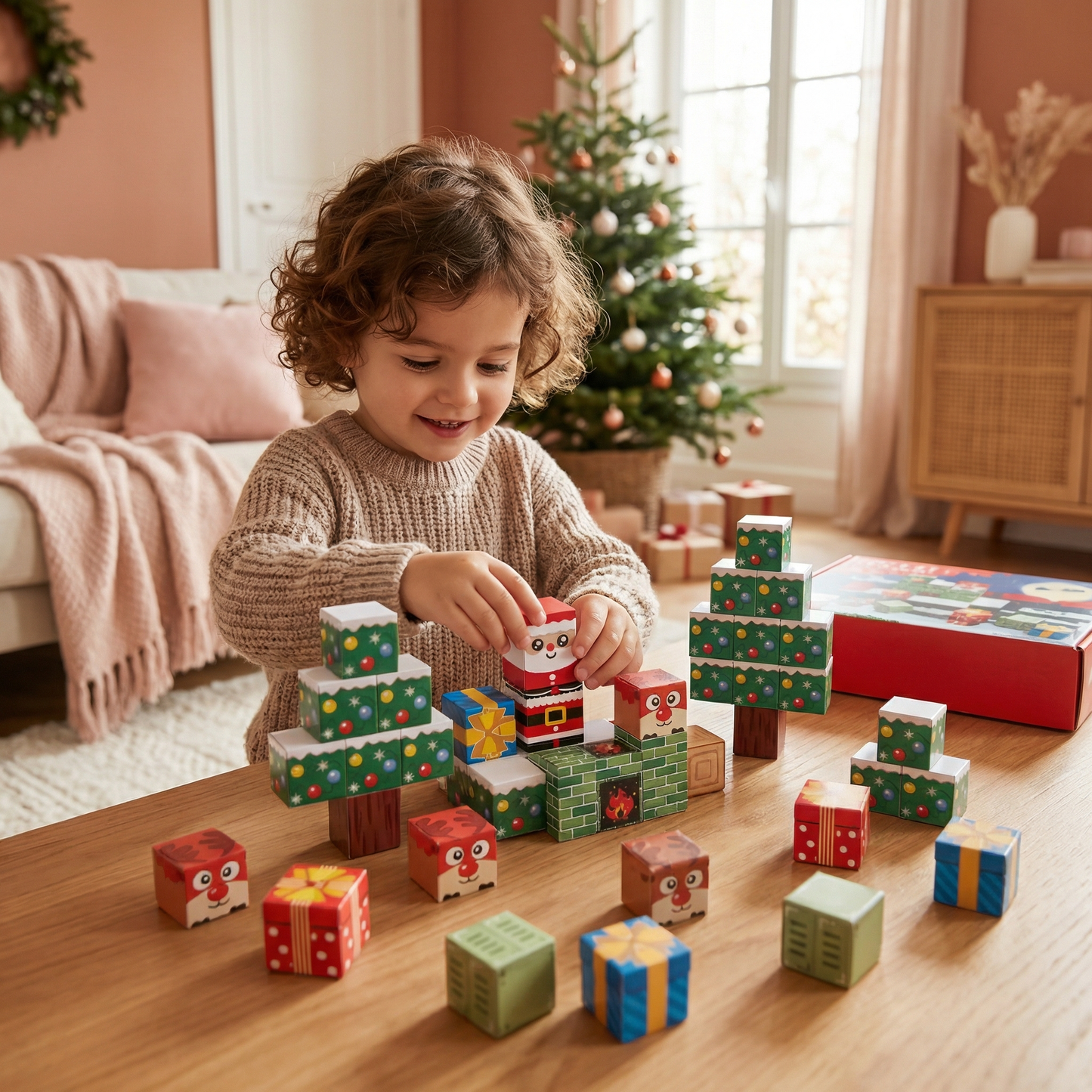 Blocs magnétiques de Noël