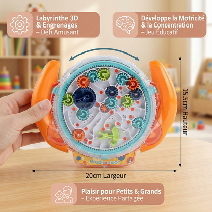 Roue labyrinthe 3D – Jeu d’adresse et d’apprentissage