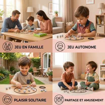 Jeu de stratégie de football magnétique – Un défi familial interactif pour enfants et adultes