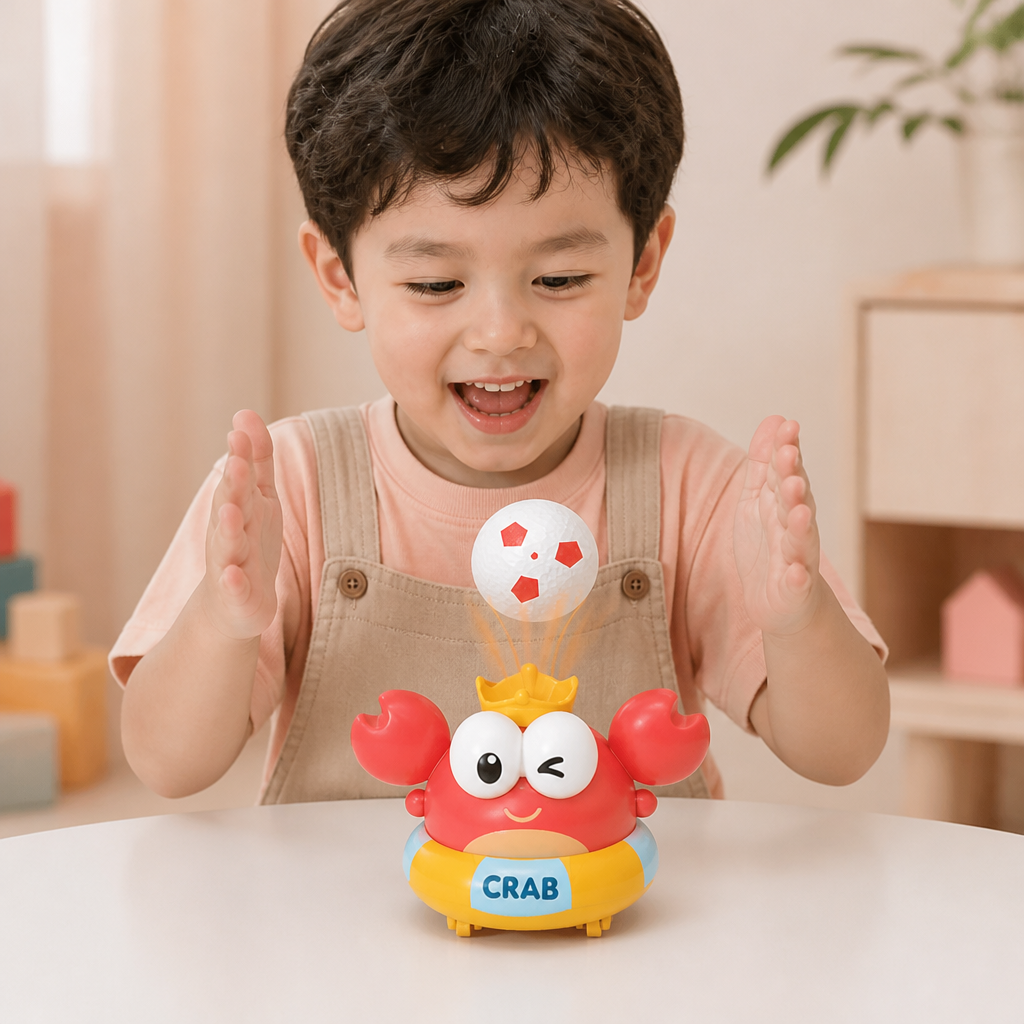 Jouet Électrique en Forme de Crabe Flottant pour Enfants