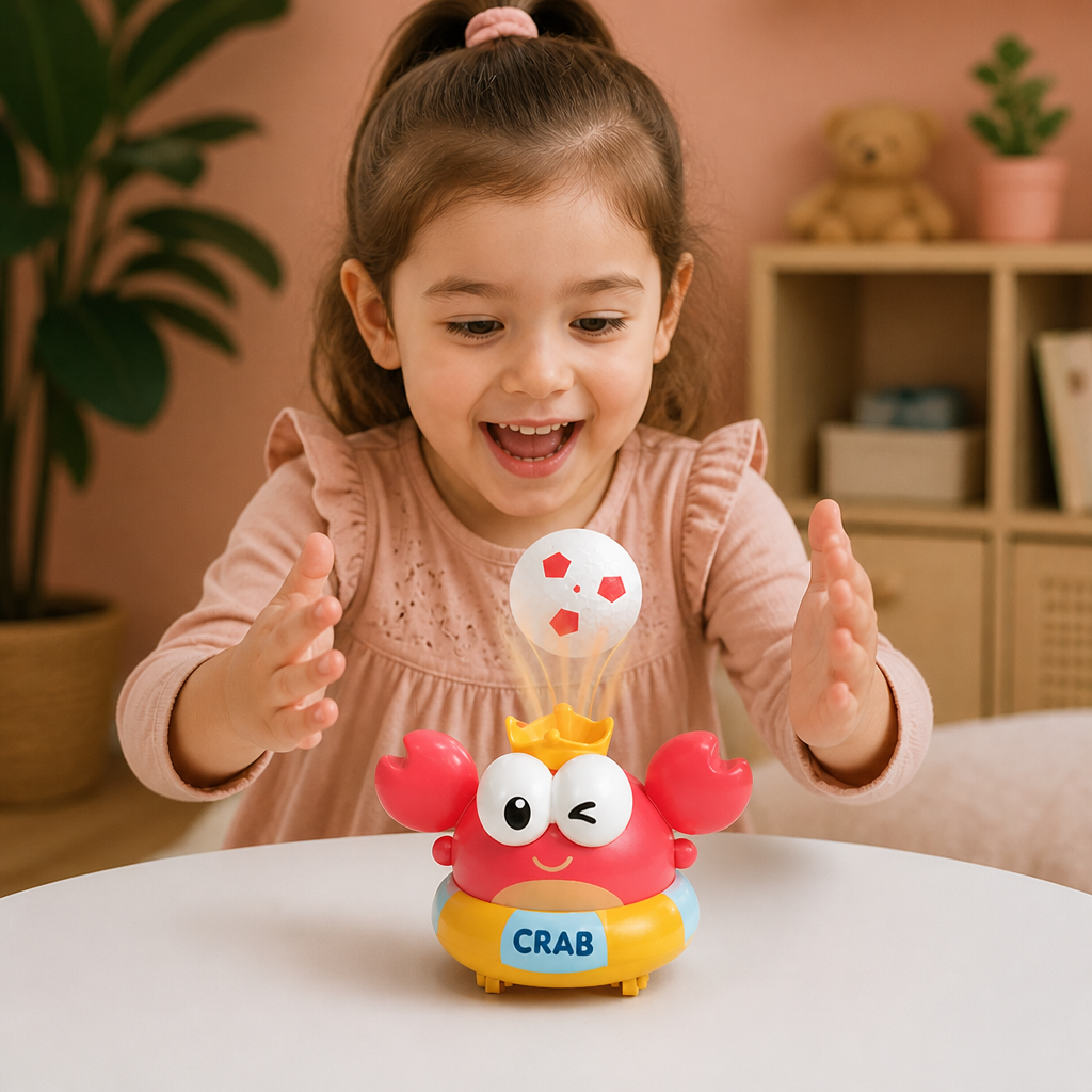 Jouet Électrique en Forme de Crabe Flottant pour Enfants