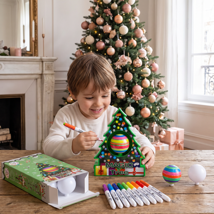 Kit Créatif de Noël DIY pour Peindre des Décorations Tournantes