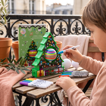 Kit Créatif de Noël DIY pour Peindre des Décorations Tournantes