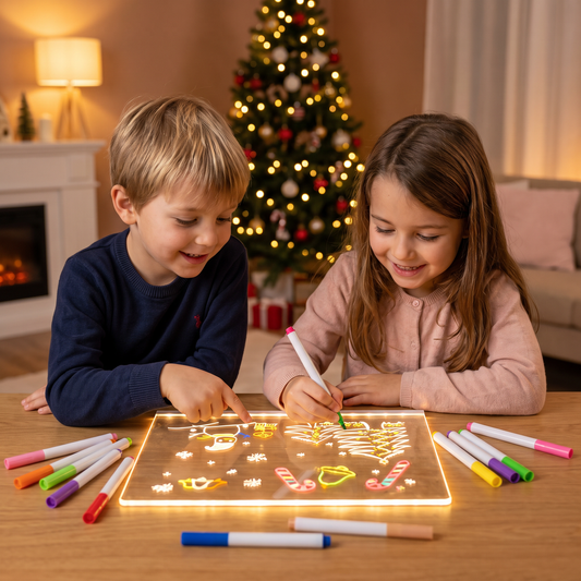 Tableau de Dessin LED Lumineux pour Enfants