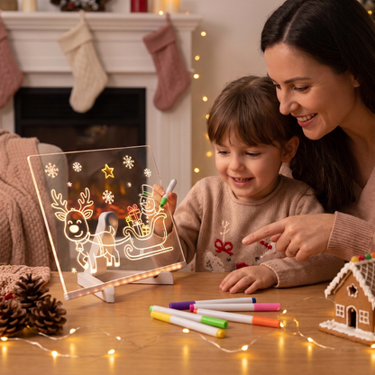 Tableau de Dessin LED Lumineux pour Enfants