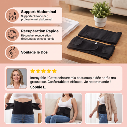 Ceinture Abdominale 3-en-1 & Ceinture de Récupération Post-partum
