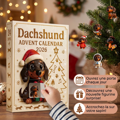 Calendrier de l’Avent Teckel de 24 Jours avec Figurines Surprise